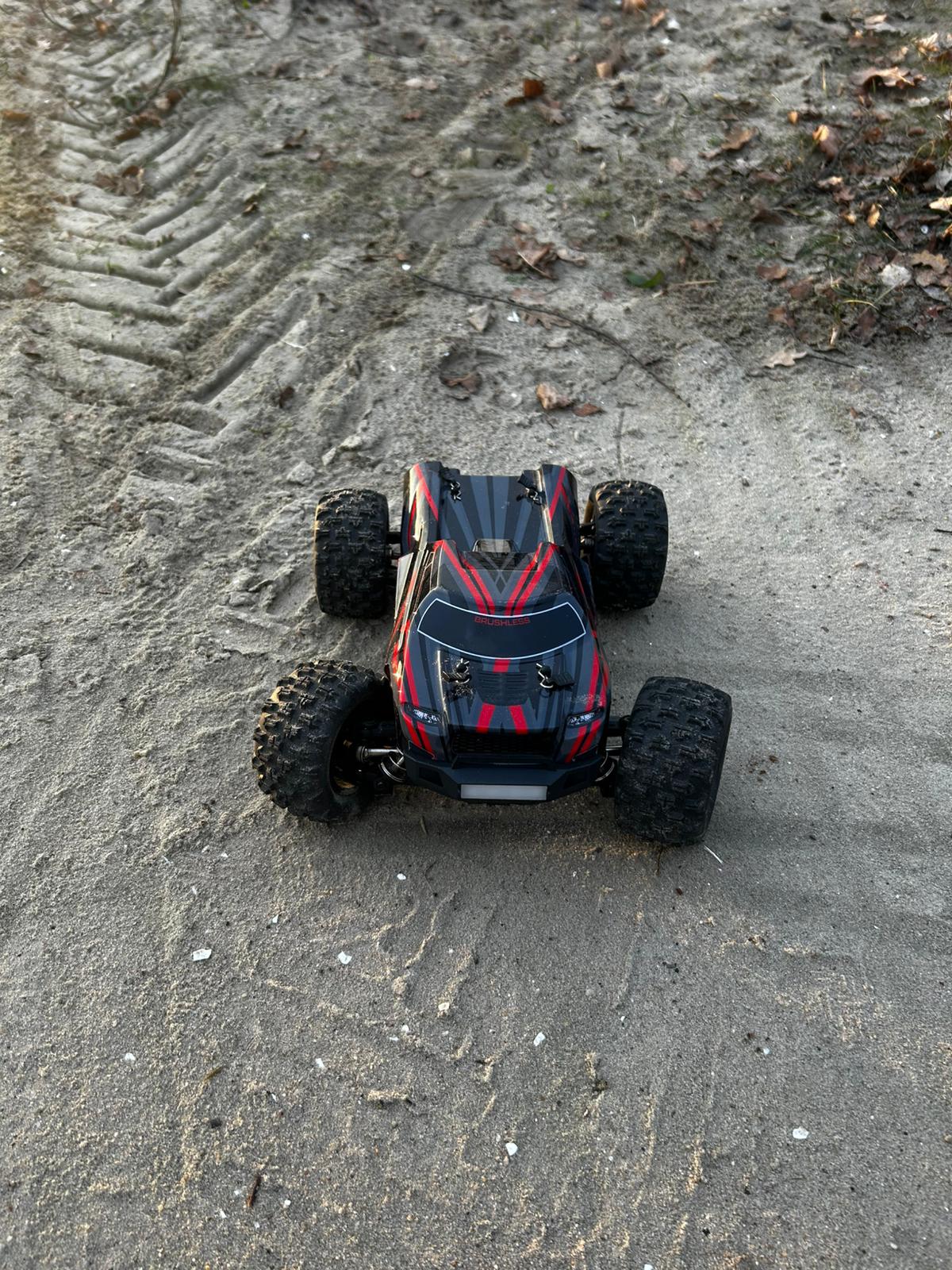 RC offroad truck 4x4 1:14 Rood